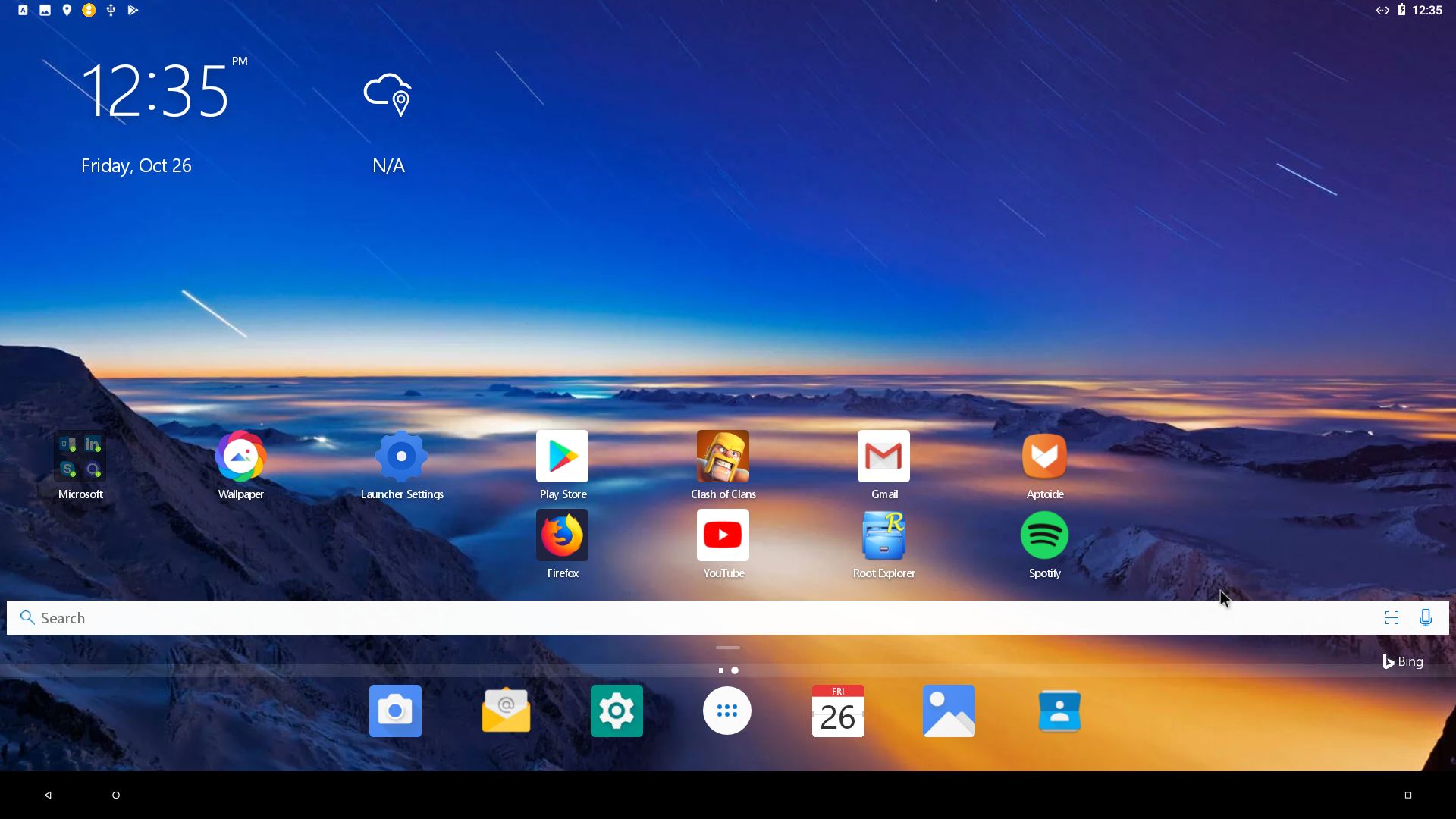 Microsoft Launcher Exton Linux Live Systems